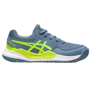 ASICS GEL-RESOLUTION 9 GS (STEEL BLUE/HAZARD GREEN)