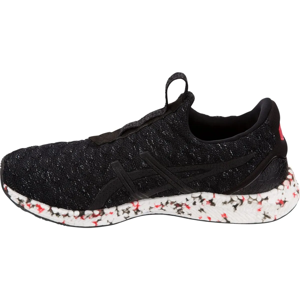 ASICS Men's HyperGEL-KENZEN Running Shoes, 8.5 US M, Black/Fiery RED/White