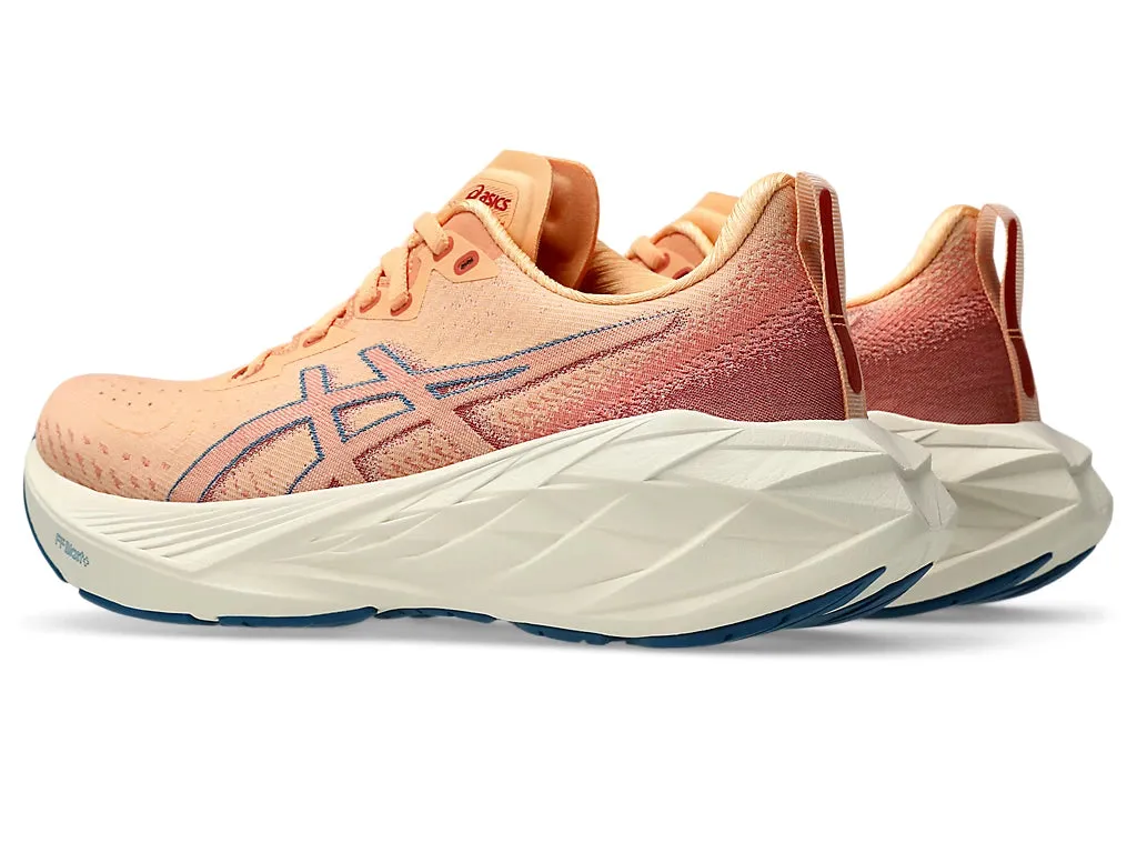 Asics Women's NOVABLAST 4 Running Shoes in Faded Orange/Deep Red