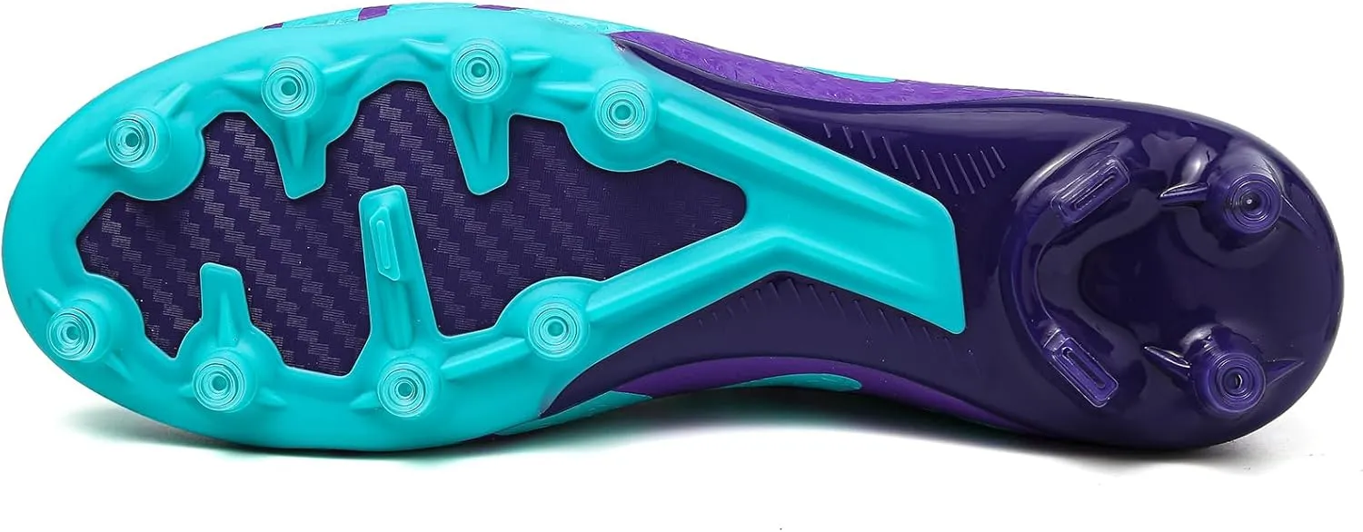 ASoftLand Soccer Cleats Mens Women Indoor Outdoor Soccer Shoes