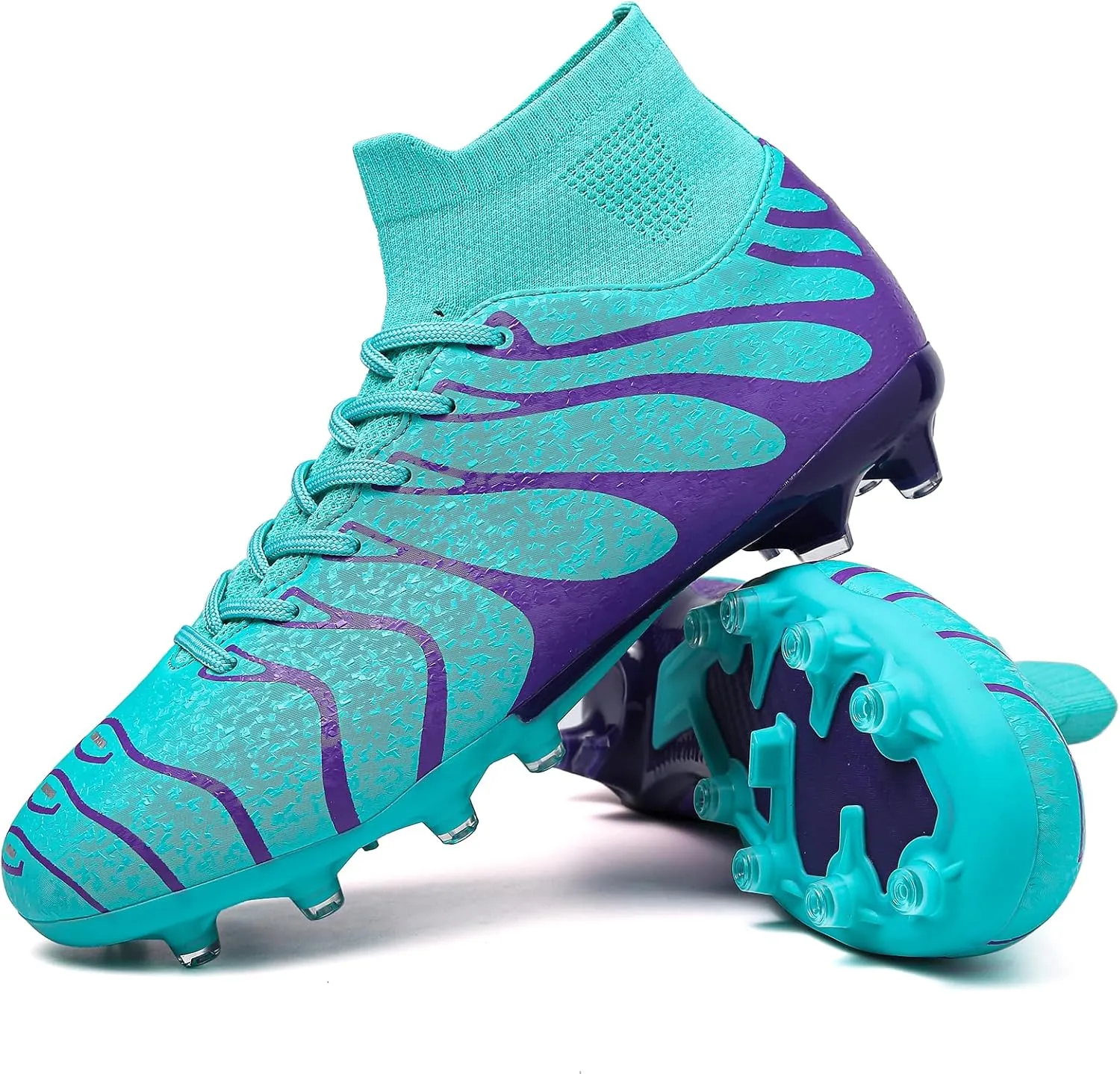 ASoftLand Soccer Cleats Mens Women Indoor Outdoor Soccer Shoes