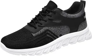 Athletic Fashion Sneakers for Men Comfortable Breathable Stretch Canvas Slip on Sneaker Non Slip Walking Shoes