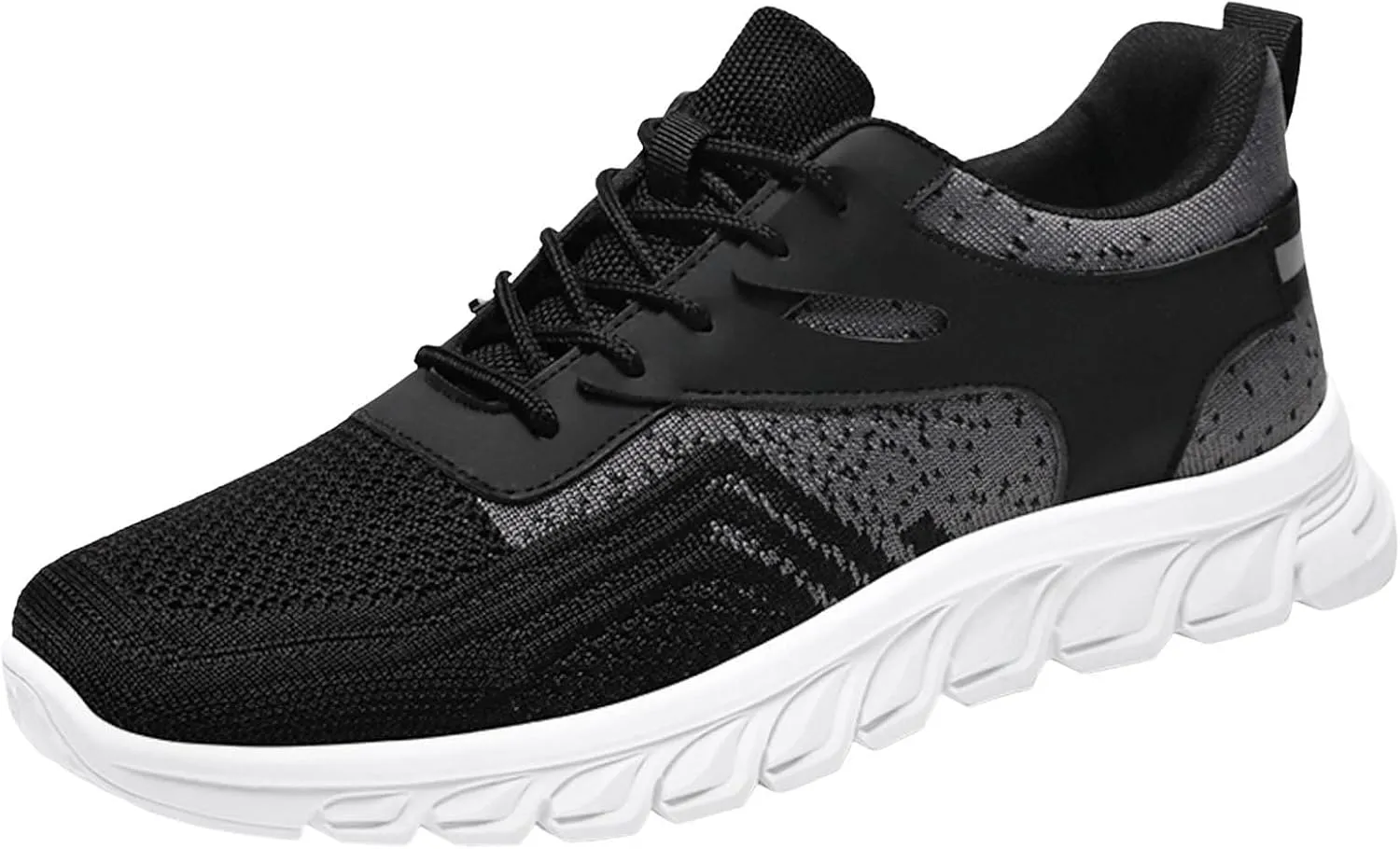 Athletic Fashion Sneakers for Men Comfortable Breathable Stretch Canvas Slip on Sneaker Non Slip Walking Shoes