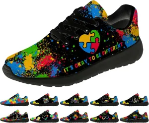Autism Shoes for Women Men Running Shoes Lightweight Tennis Sneakers Gifts for Him Her