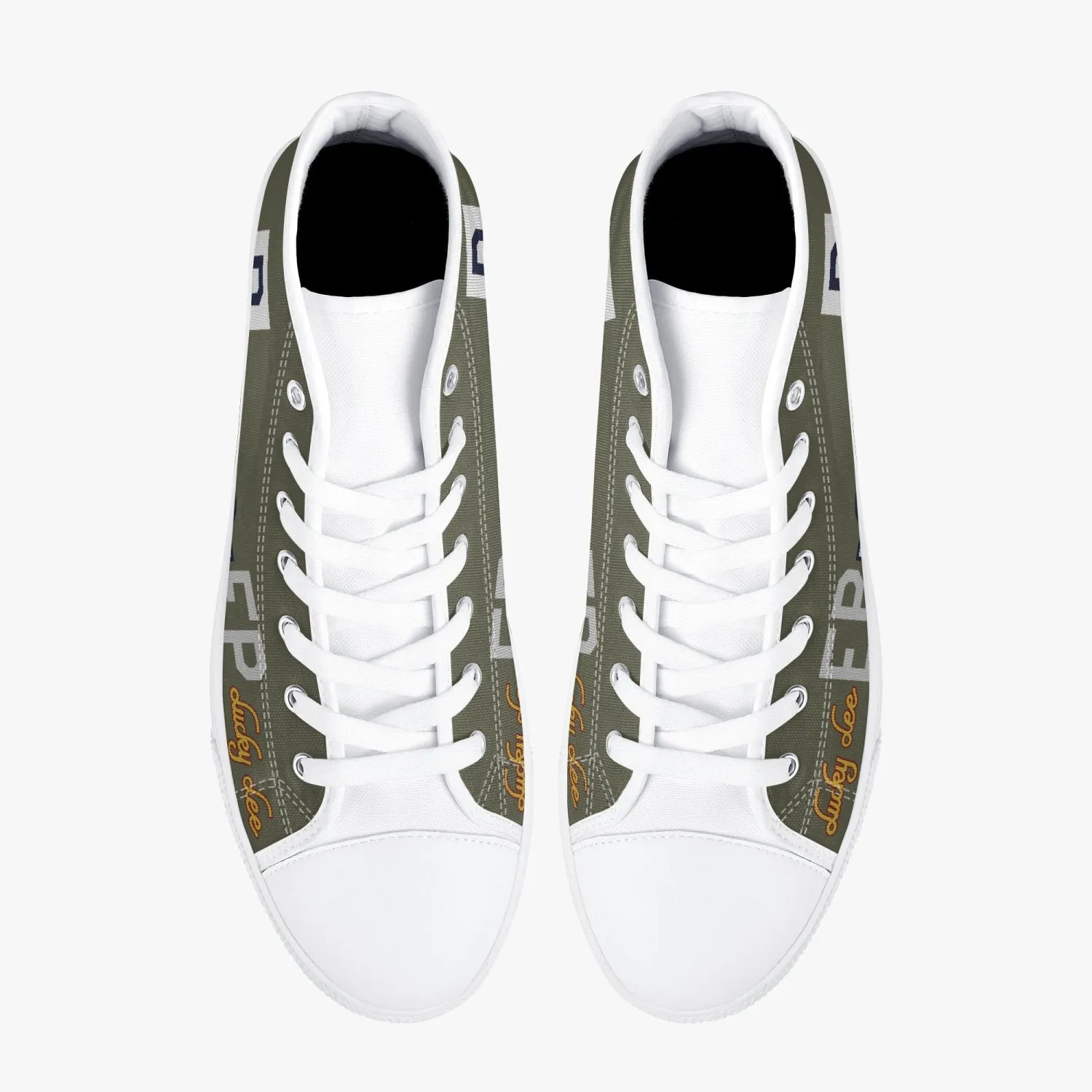 B-17 "Lucky Lee" High Top Canvas Shoes