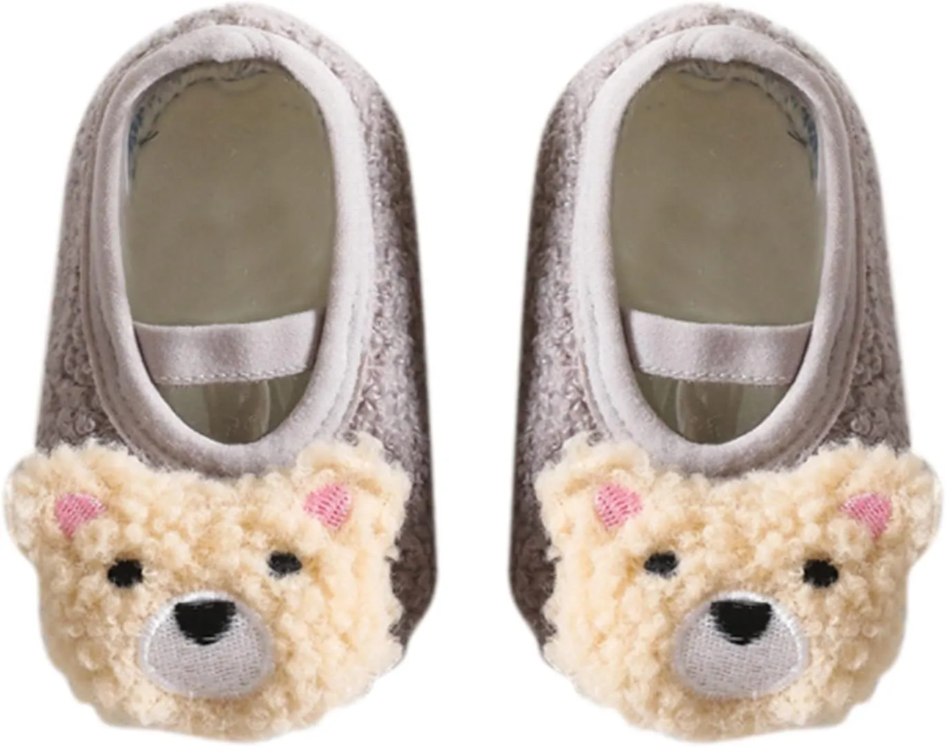 Baby 4t Shoes Boys and Girls Cartoon Character Pattern Warm Toddler Shoes Indoor Floor Socks Non Kids Shoes High Top