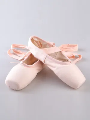 Ballet Canvas Pointe Shoes Dance Training Shoes
