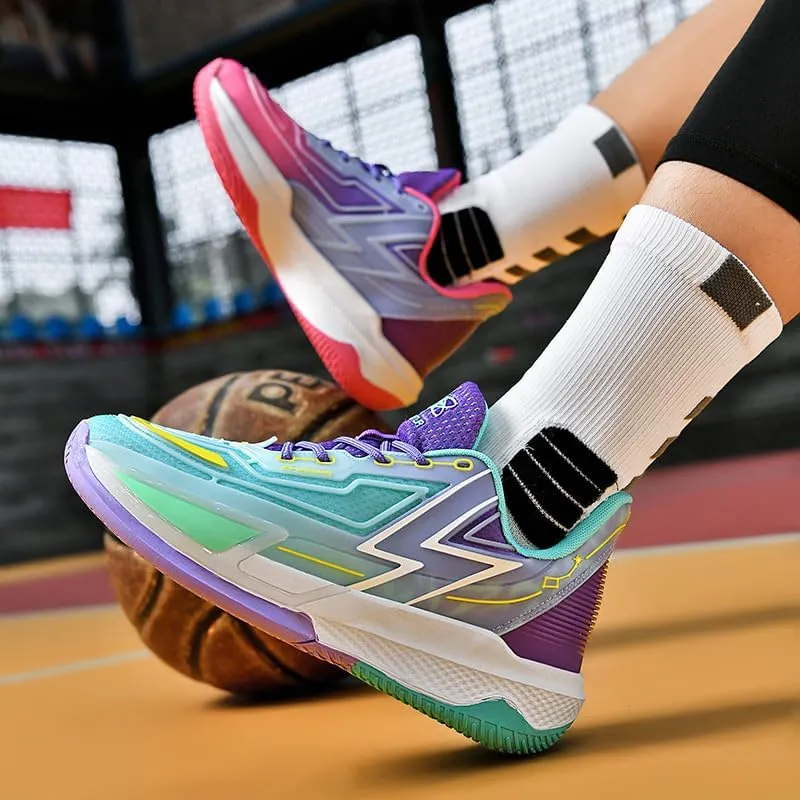 Basketball Shoes for Women Men Fashion Volleyball Sneakers Breathable Comfortable Colorful Sport Non Slip Shoe