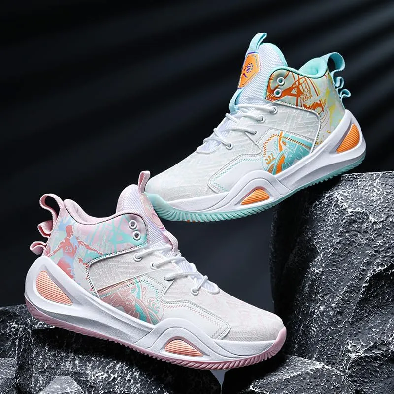 Basketball Shoes for Womens Mens Breathable Fashion Sneakers Comfortable Volleyball Outdoor Non Slip Sport Woman Man Shoe