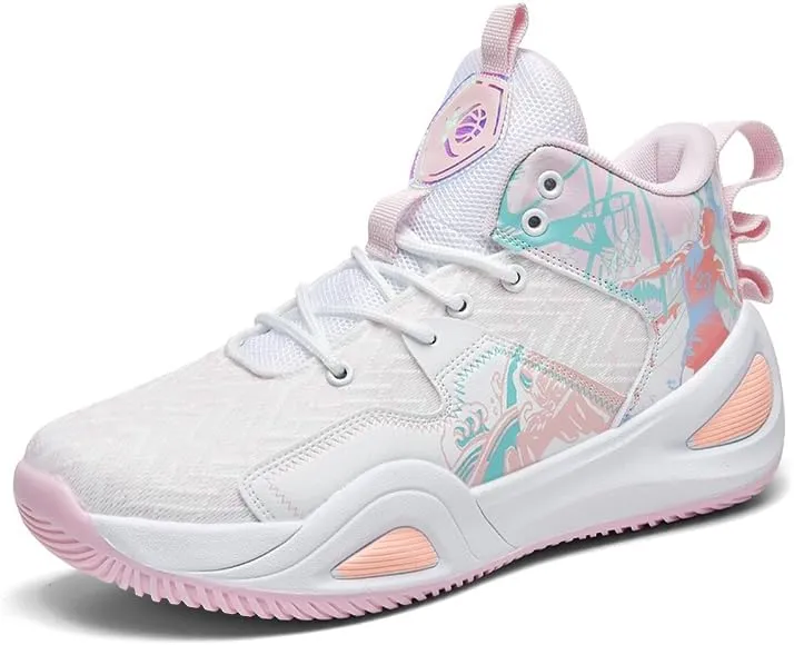 Basketball Shoes for Womens Mens Breathable Fashion Sneakers Comfortable Volleyball Outdoor Non Slip Sport Woman Man Shoe