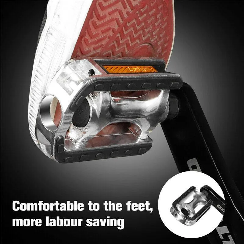 Bike Pedals Anti-slip Aluminum Alloy Ultralight Cycling Pedals 14mm Thread Diameter Mountain Road Bicycle Pedal