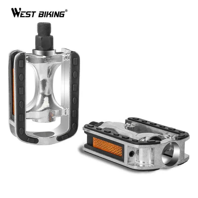 Bike Pedals Anti-slip Aluminum Alloy Ultralight Cycling Pedals 14mm Thread Diameter Mountain Road Bicycle Pedal