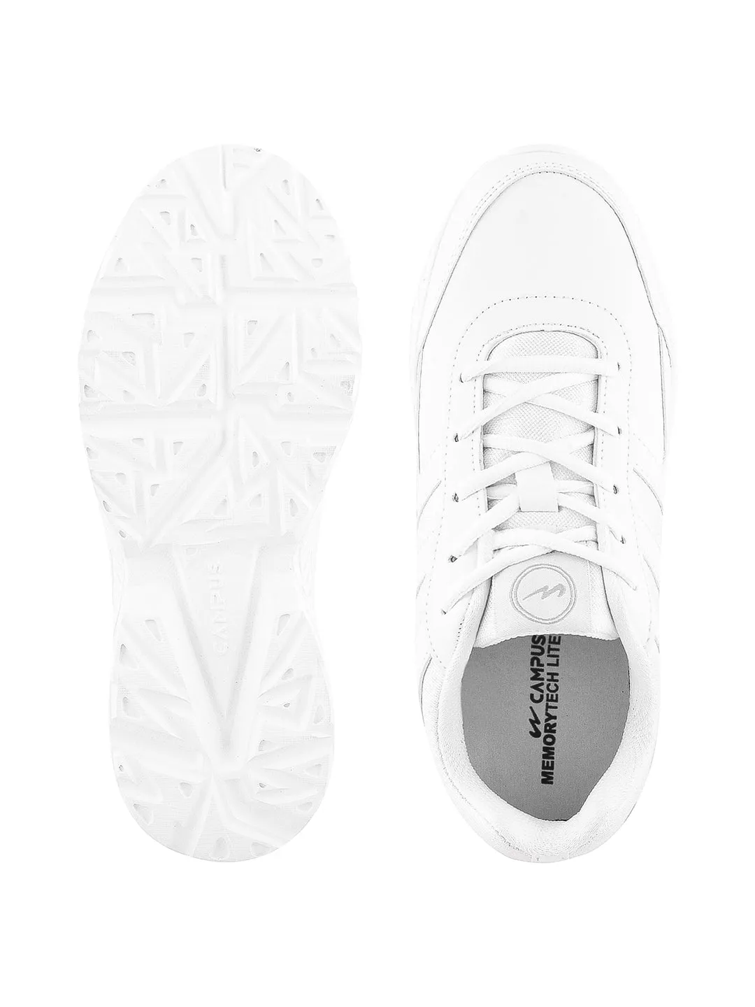 BINGO-151A White Men's School Shoes