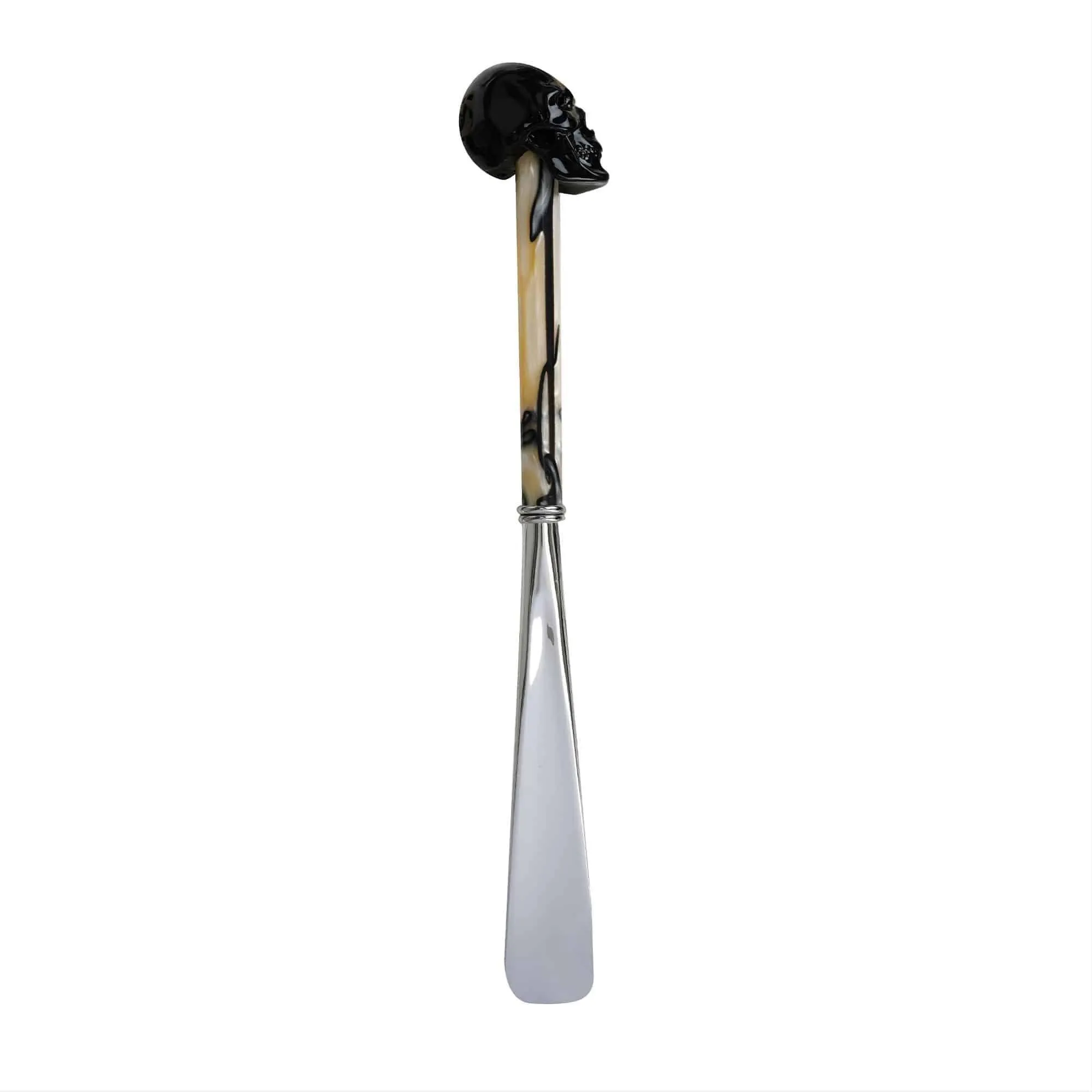 Black Skull Shoehorn