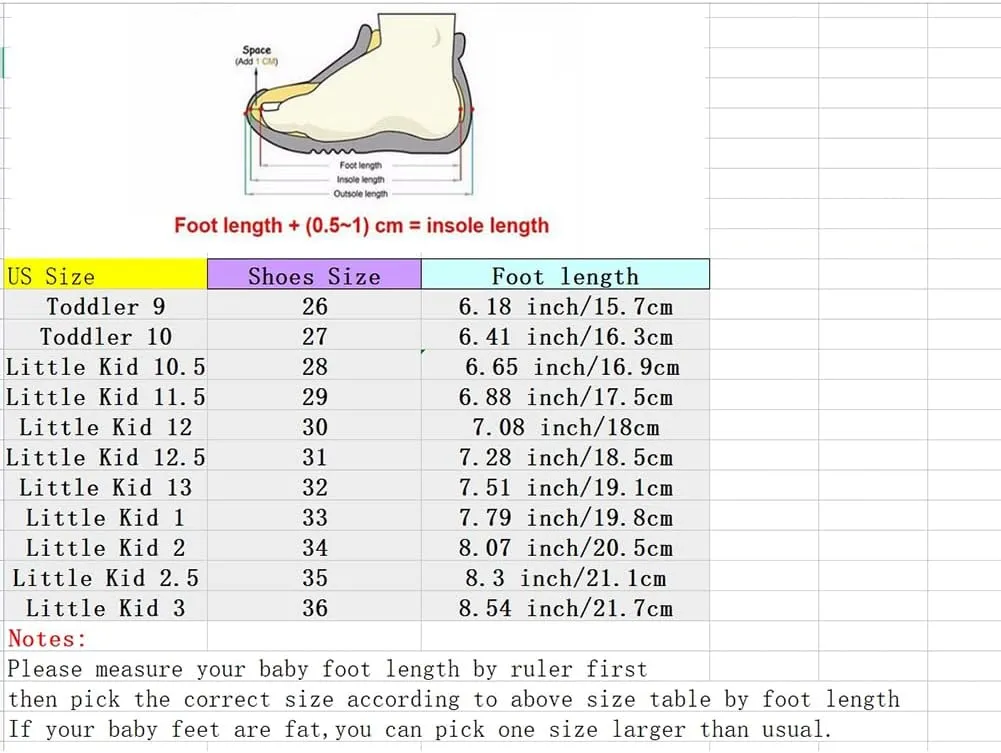 Boys Girls Lightweight Casual Tennis Sneakers Outdoor Sports Running Shoes