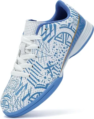 Boys Indoor Soccer Shoes Futsal Shoes for Girls Youth Indoor Soccer Cleats