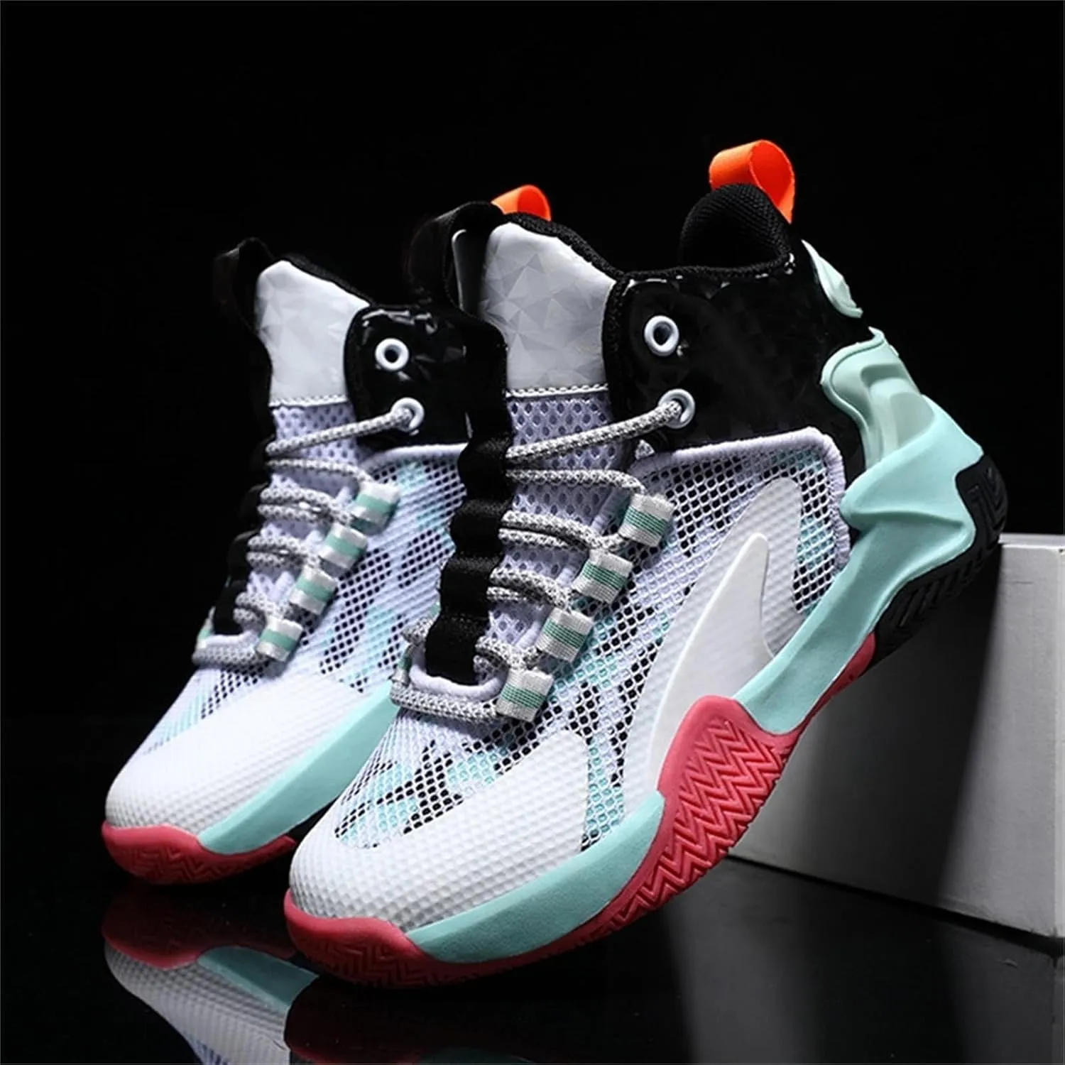 Boys Running Shoes Kid's Basketball Shoes Boys Sneakers Girls Trainers Comfort High Top Newborn Shoes for Girls