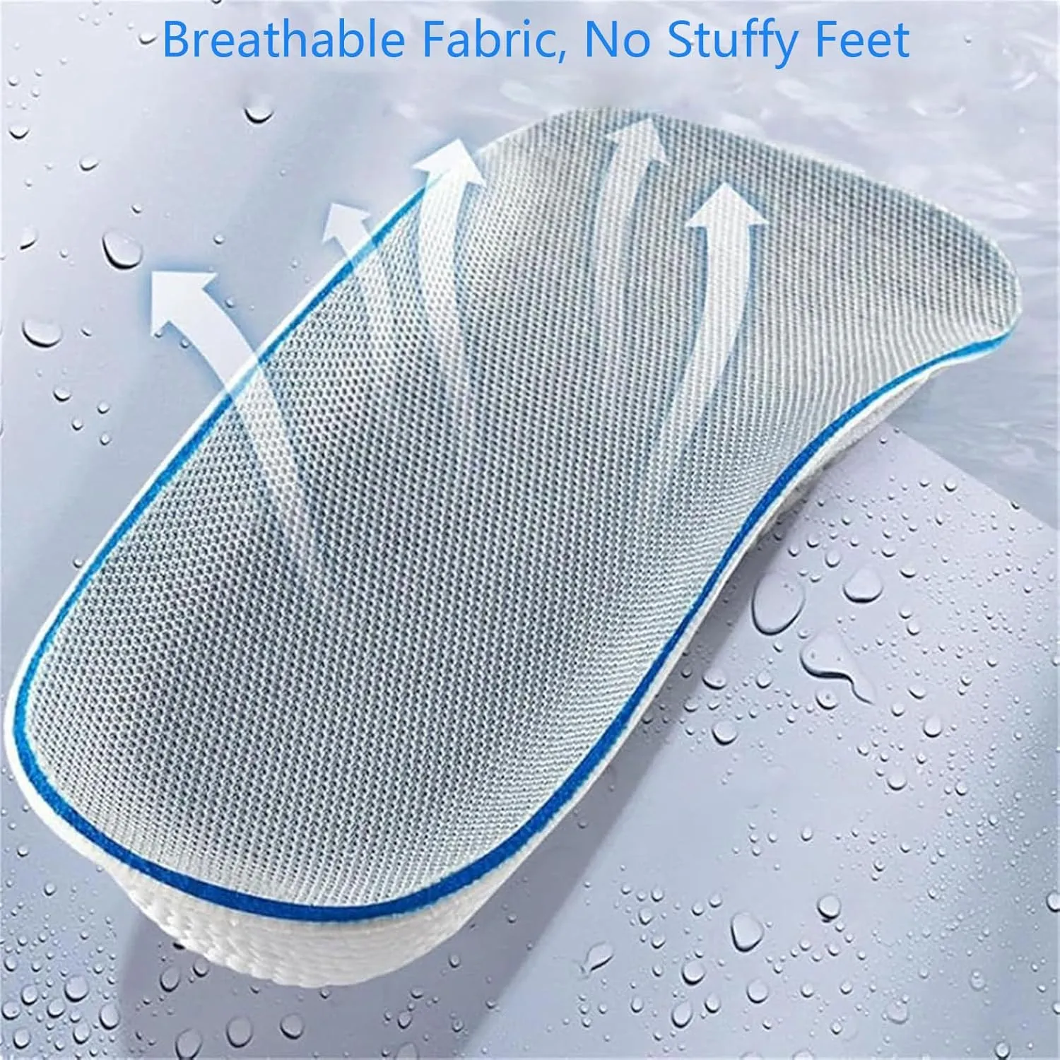 Brandone Height Insoles, Brandone Height Insoles 3 Inch, Orthopedic Highpads for Men and Women, Breathable Shock-Absorbing Arch Support Insolerelieve Foot Pain (Gray, 1.37 inches)