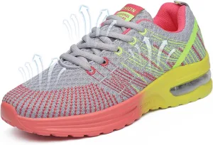 Breathable Mesh Y2K Colorful Running Sneakers for Daily Jogging with Lightweight Comfort Air Cushion Unique Multicolor Design
