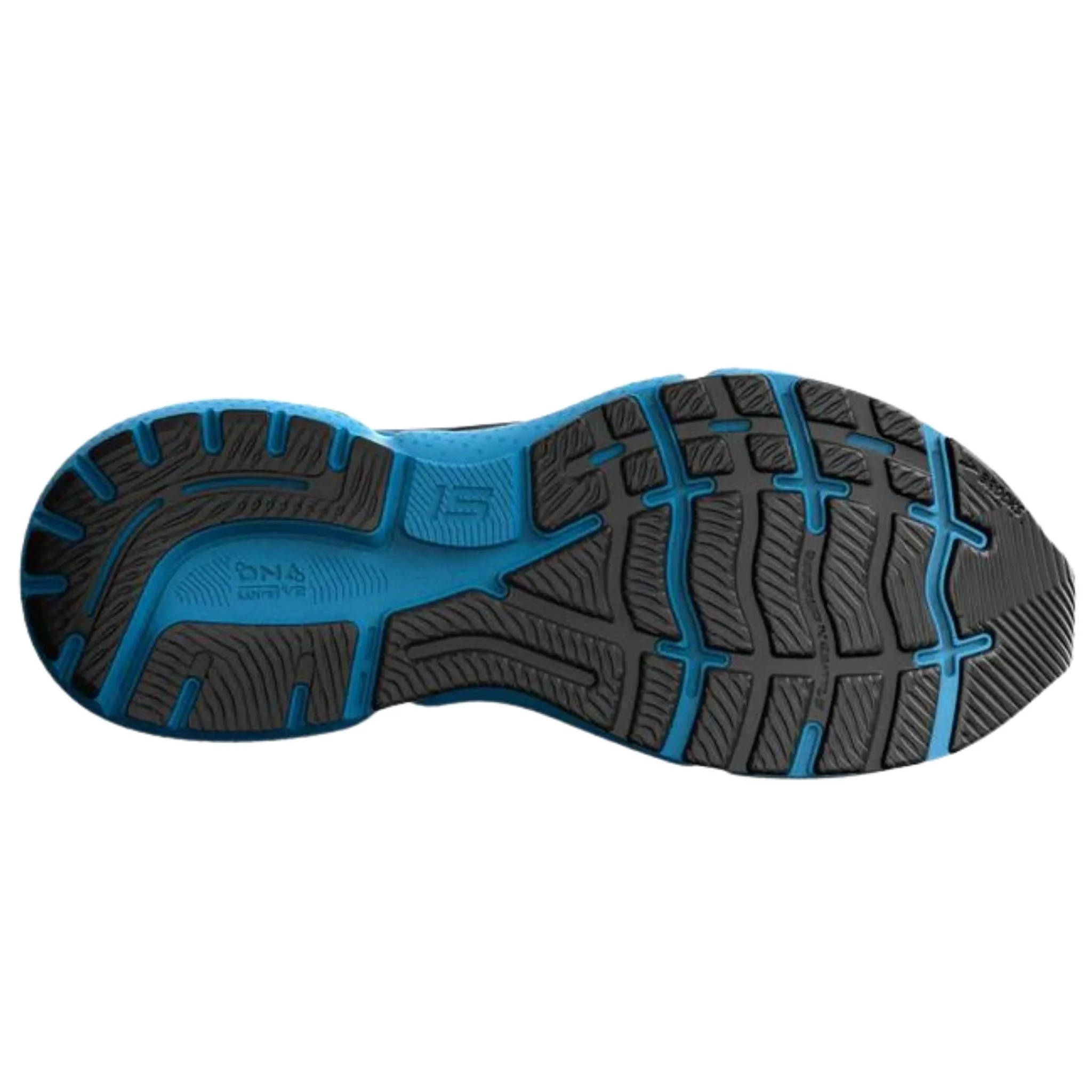 Brooks Men's 110393 056 Ghost 15 Black Blackened Pearl Blue  Cushion Running Shoes