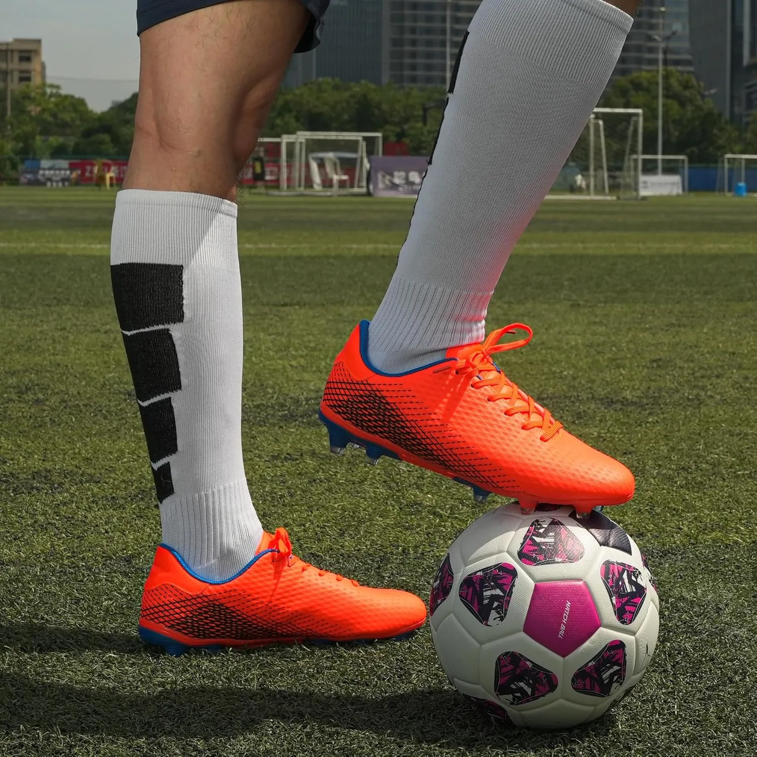 brooman Men Firm Ground Soccer Cleats Soccer Shoes