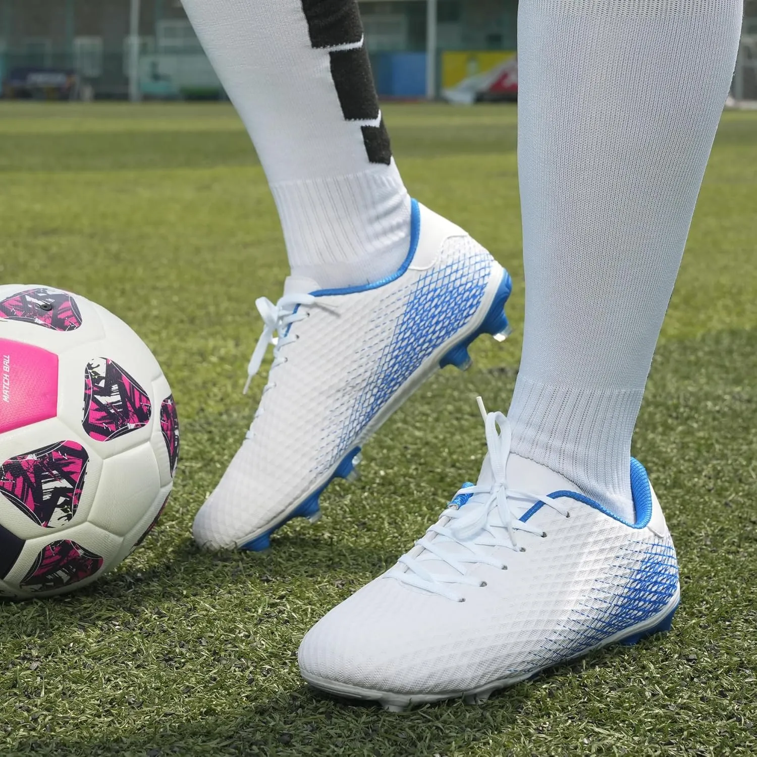 brooman Men Firm Ground Soccer Cleats Soccer Shoes