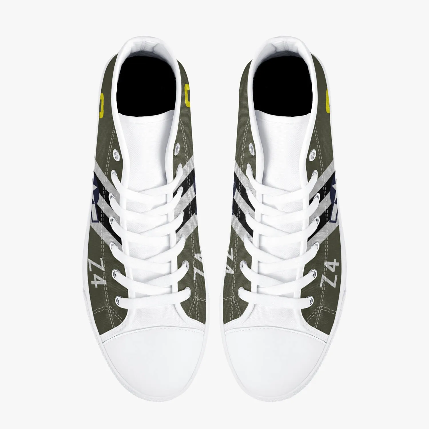 C-47 "Boogie Baby" High Top Canvas Shoes