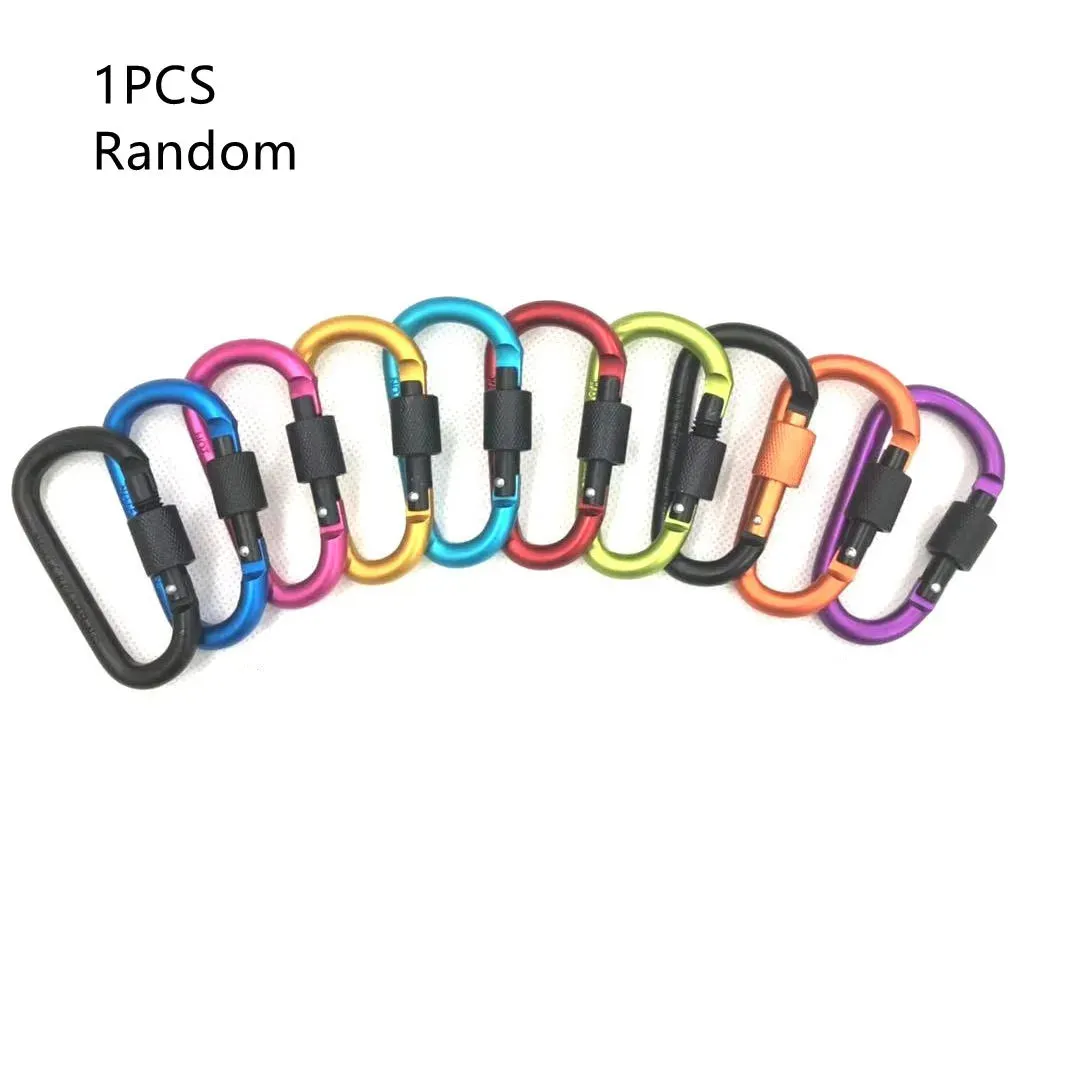 Carabiner Travel Kit Camping Equipment Alloy Aluminum Survival Gear Camp Mountaineering Hook Outdoor Carabiner GYH