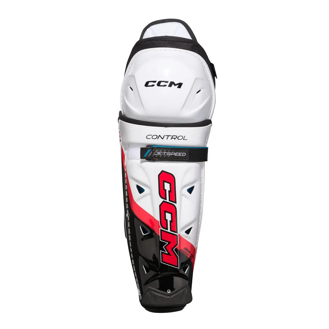 CCM Senior JETSPEED Control Hockey Player Shin Guard