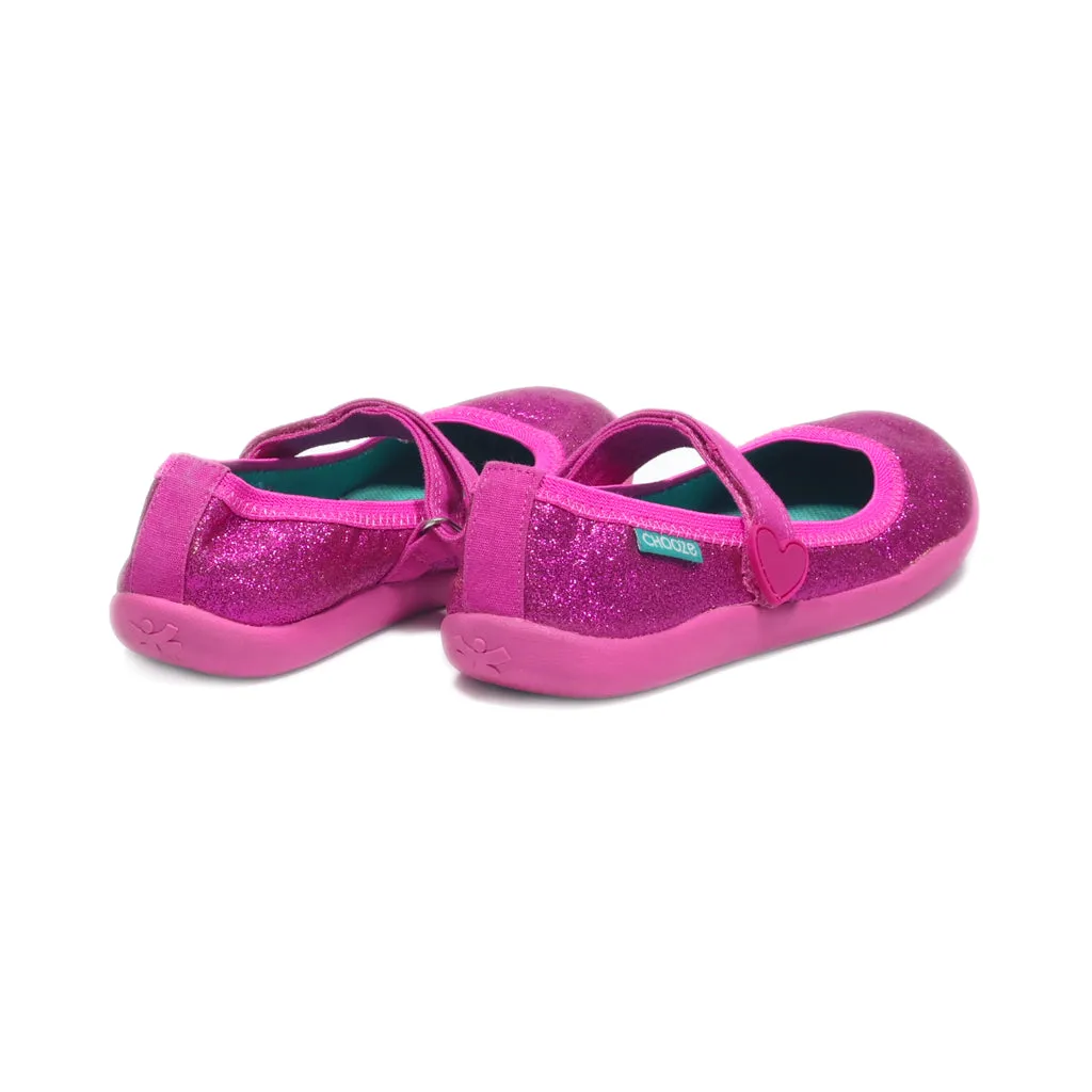 Chooze Ballerinas Leather Pink Colour For Kids