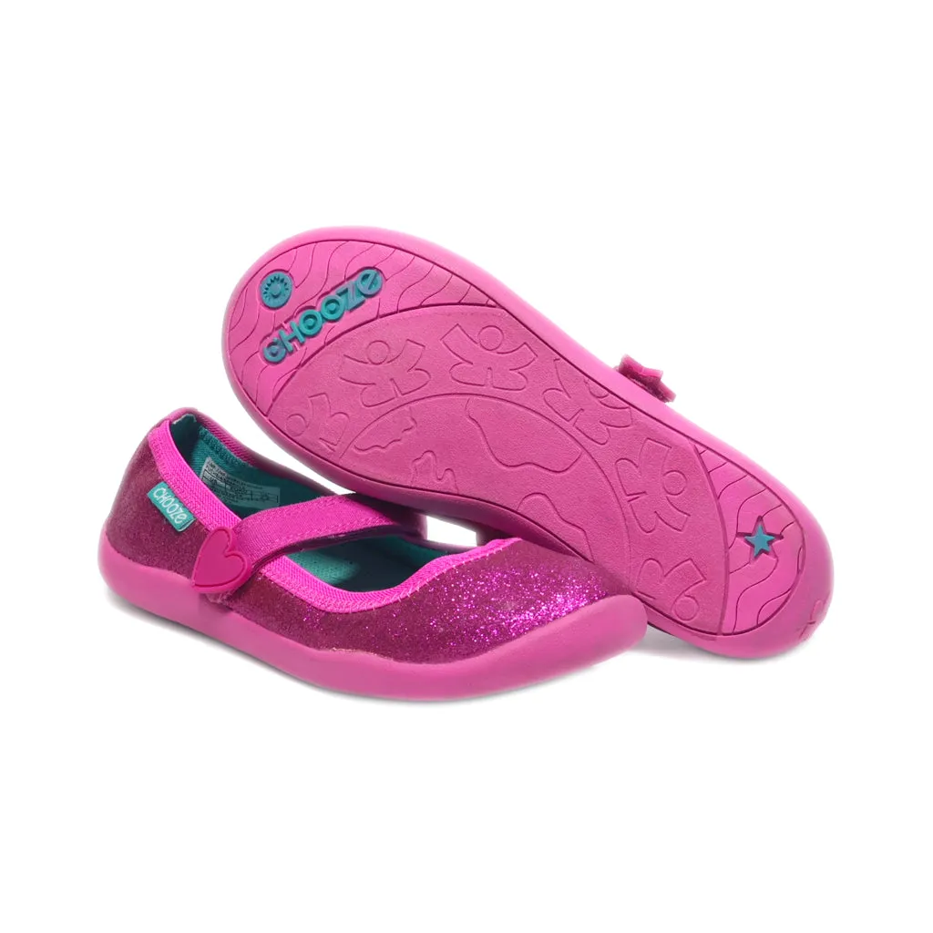 Chooze Ballerinas Leather Pink Colour For Kids