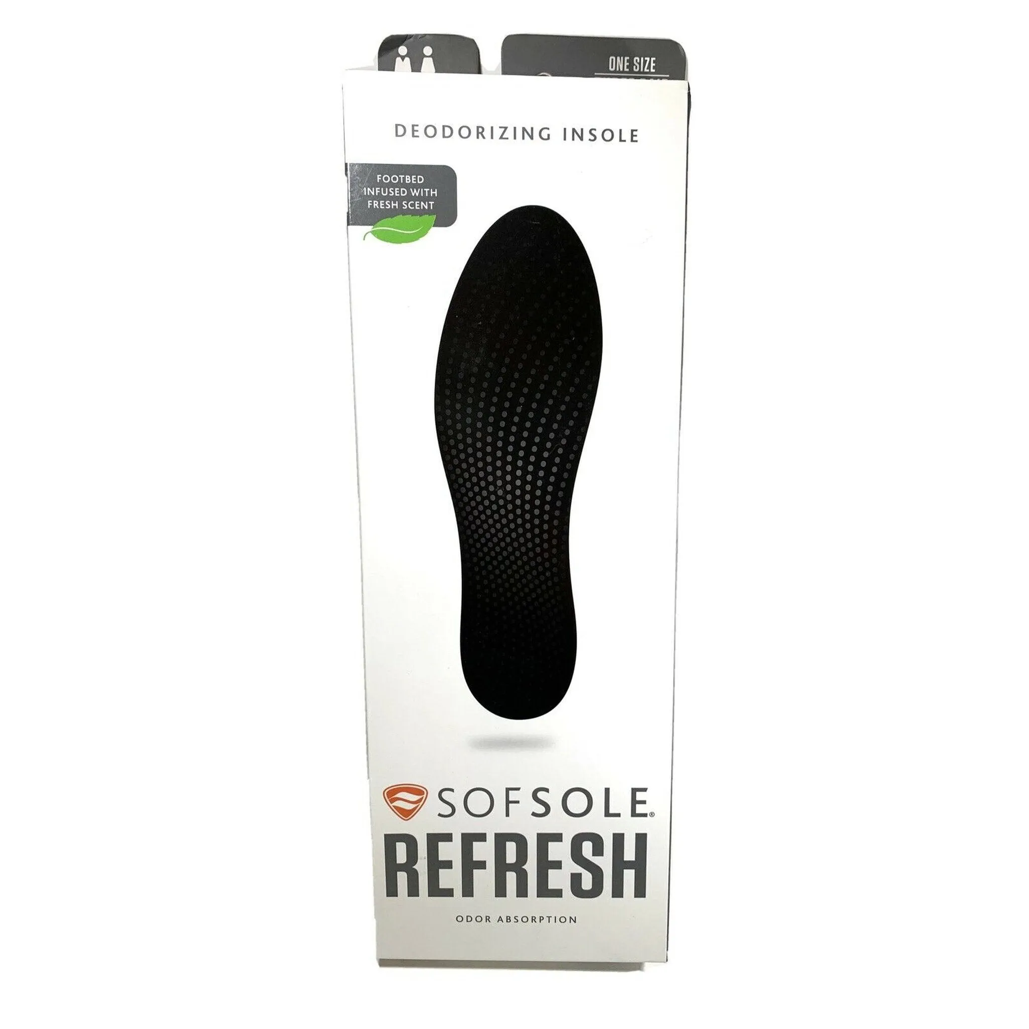 Clearance - Sof Sole Refresh Deodorizing Insole 3 Pack