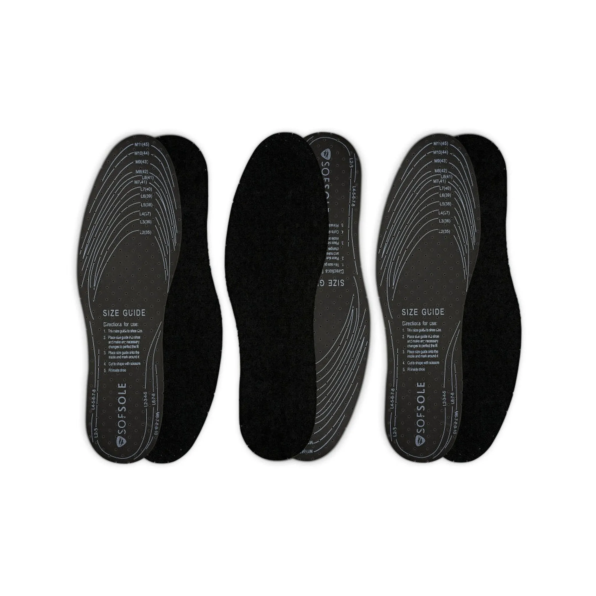 Clearance - Sof Sole Refresh Deodorizing Insole 3 Pack