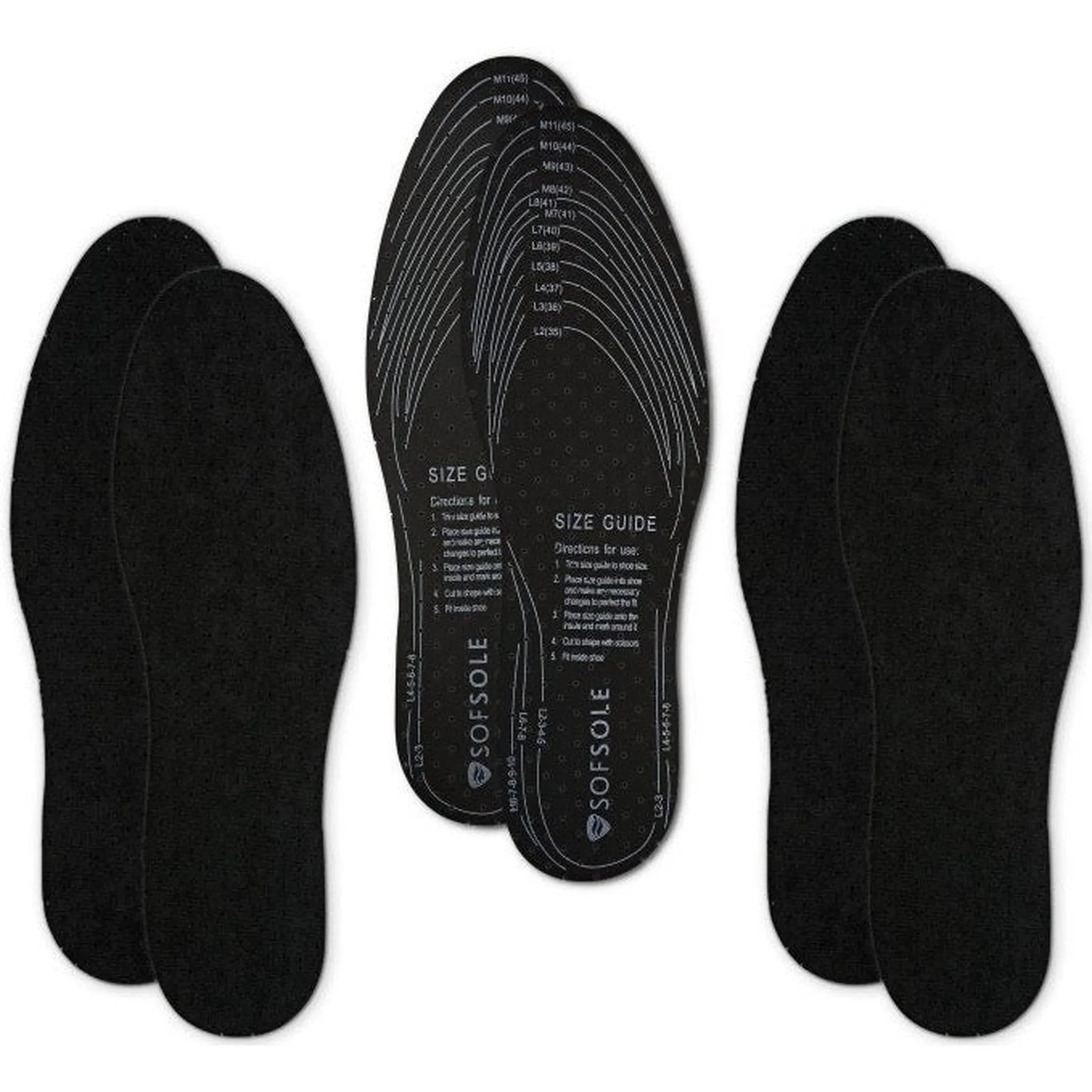 Clearance - Sof Sole Refresh Deodorizing Insole 3 Pack
