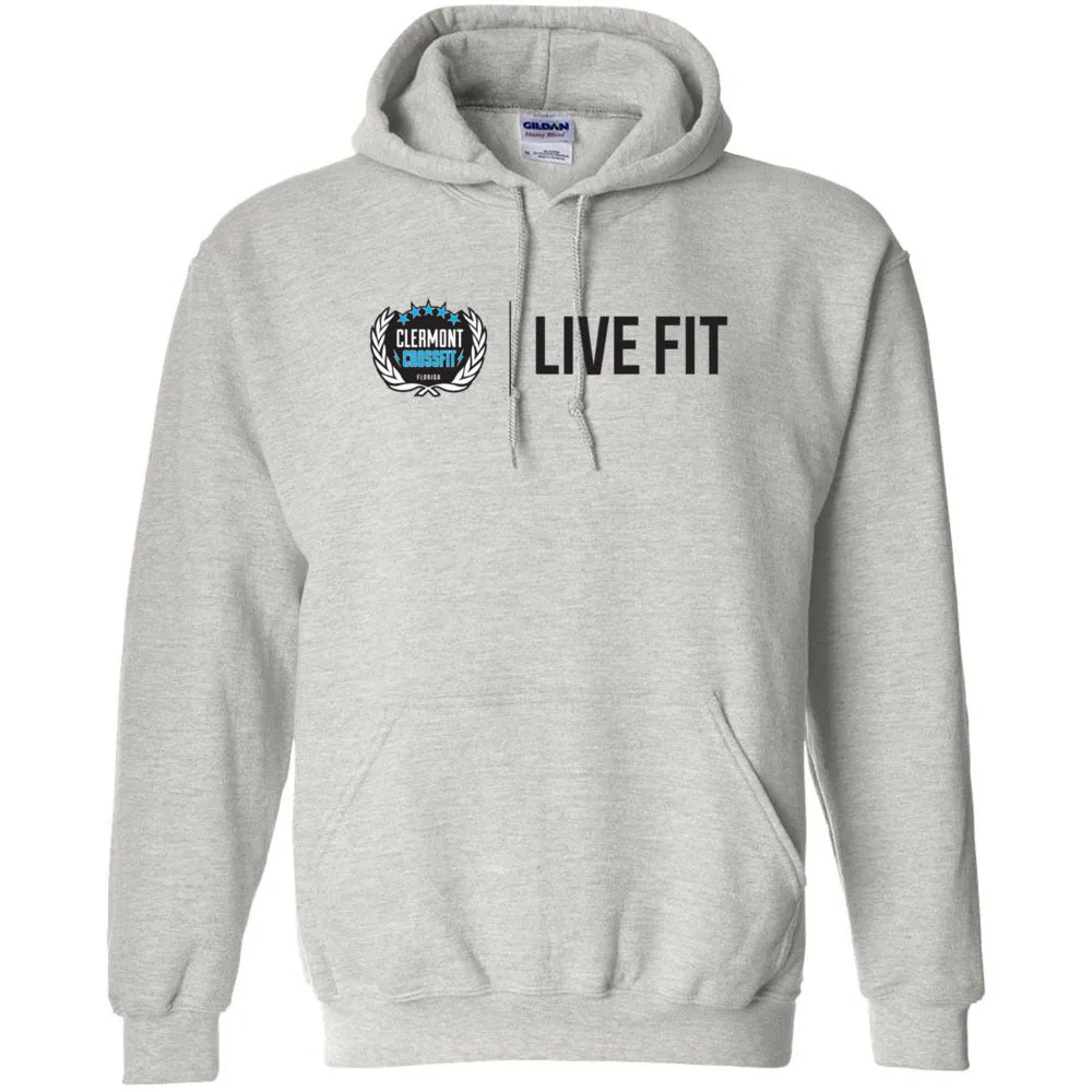 Clermont CrossFit - 100 - Live Fit - Hooded Sweatshirt