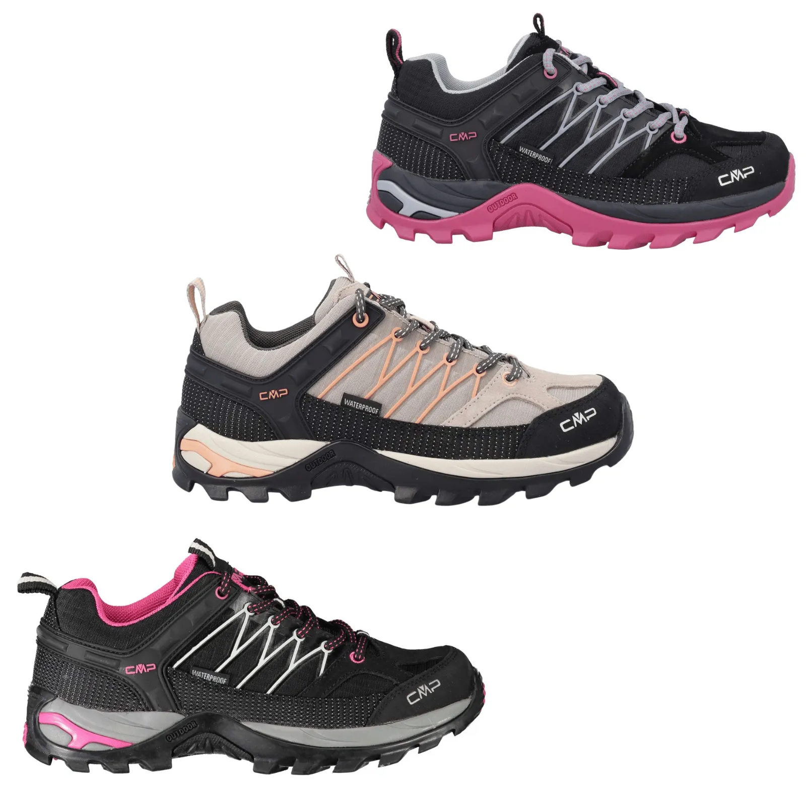 CMP Womens Rigel Low Waterproof Walking Shoes