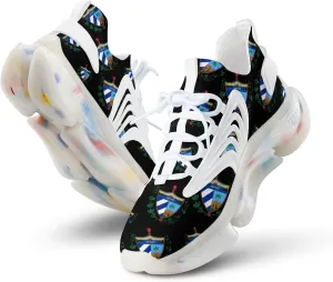 Coat of Arms of Cuba Men's Running Shoes Lightweight Walking Shoe Breathable Sneaker