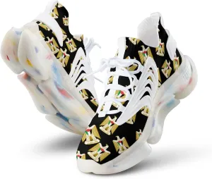 Coat of Arms of Palestine Men's Running Shoes Lightweight Walking Shoe Breathable Sneaker