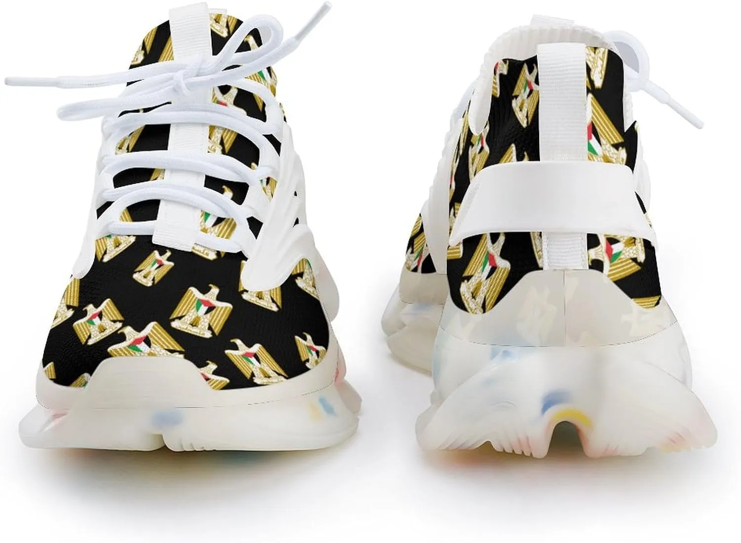 Coat of Arms of Palestine Men's Running Shoes Lightweight Walking Shoe Breathable Sneaker
