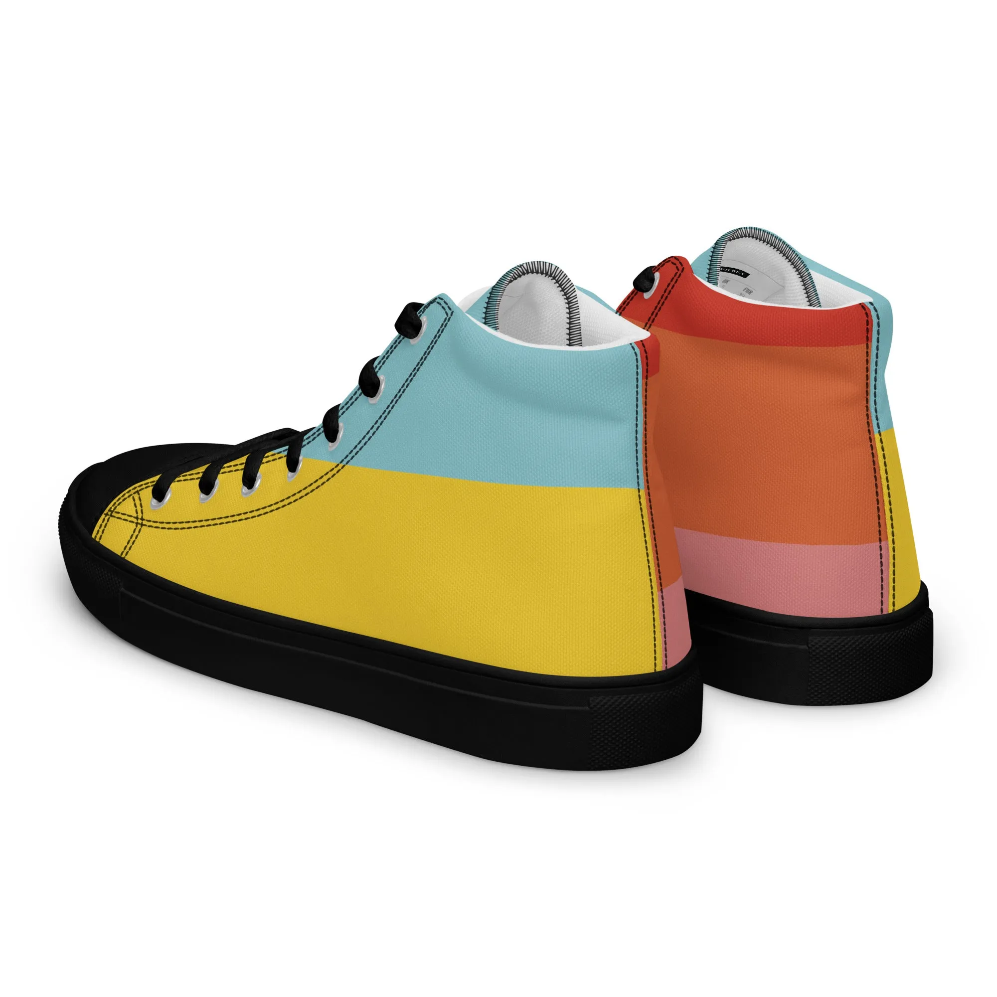 COLORFUL Women’s High Top Canvas Shoes