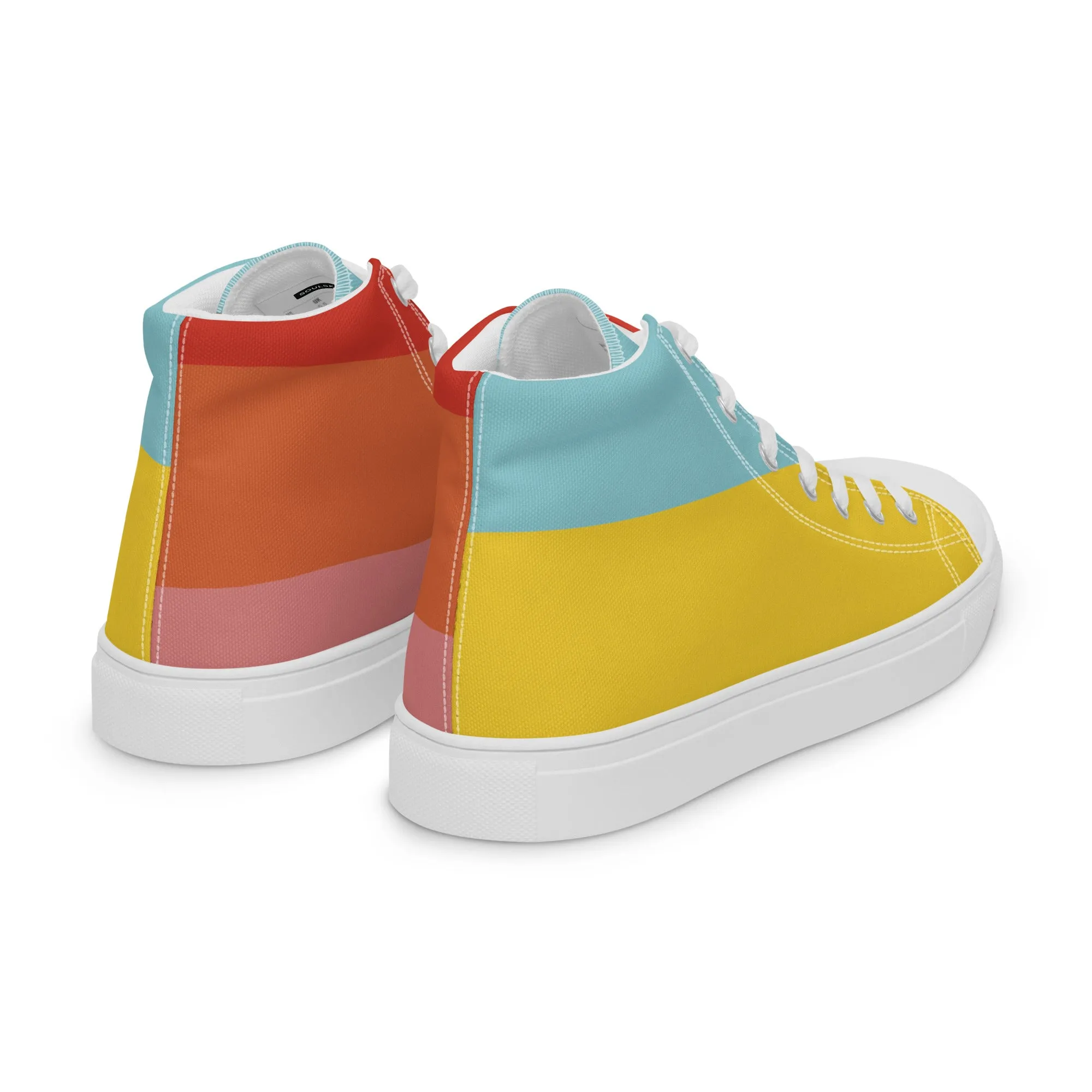 COLORFUL Women’s High Top Canvas Shoes