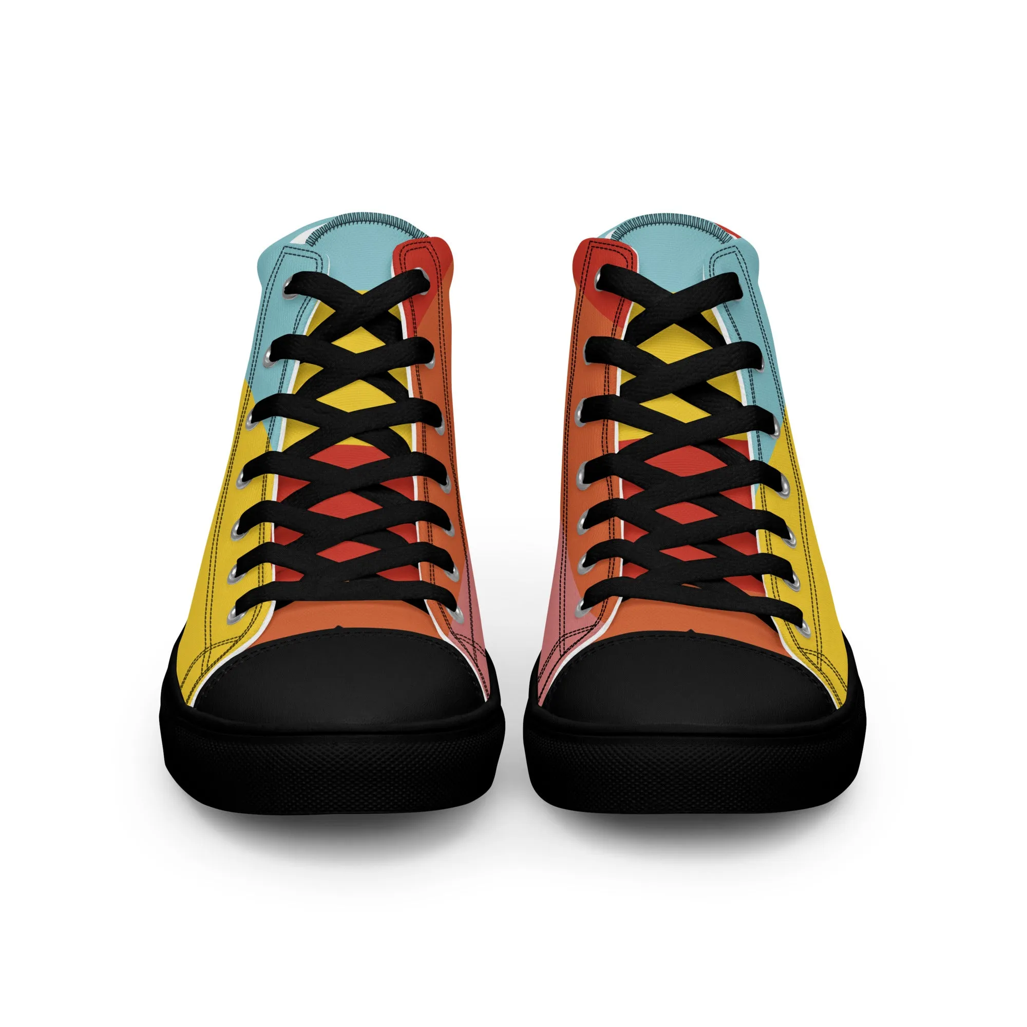 COLORFUL Women’s High Top Canvas Shoes