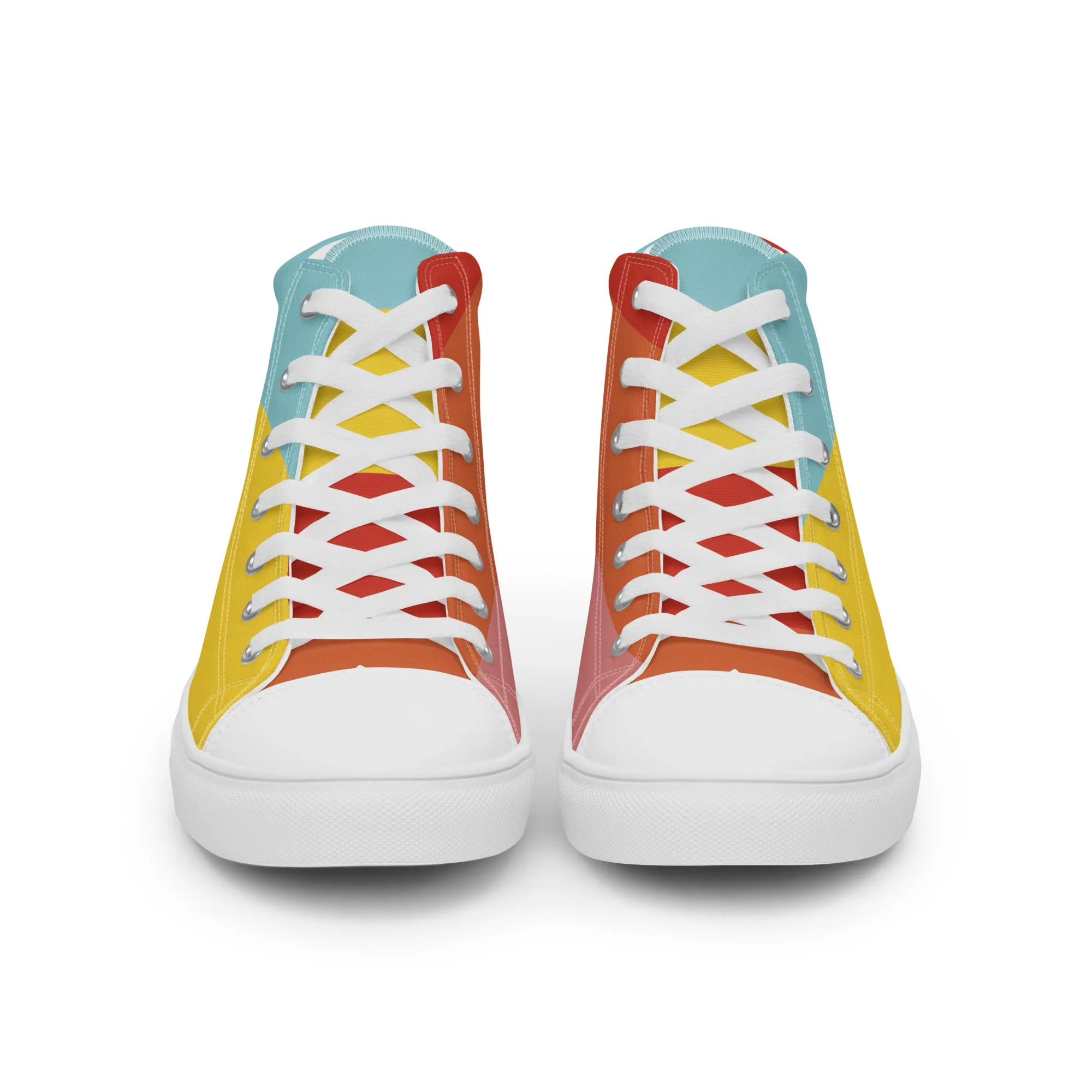 COLORFUL Women’s High Top Canvas Shoes