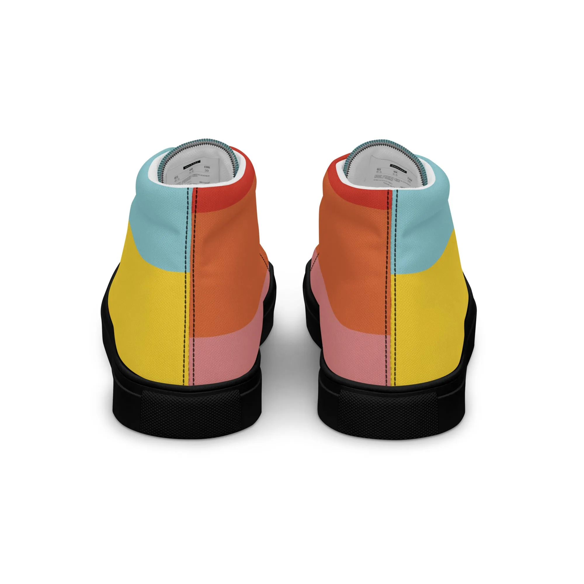 COLORFUL Women’s High Top Canvas Shoes