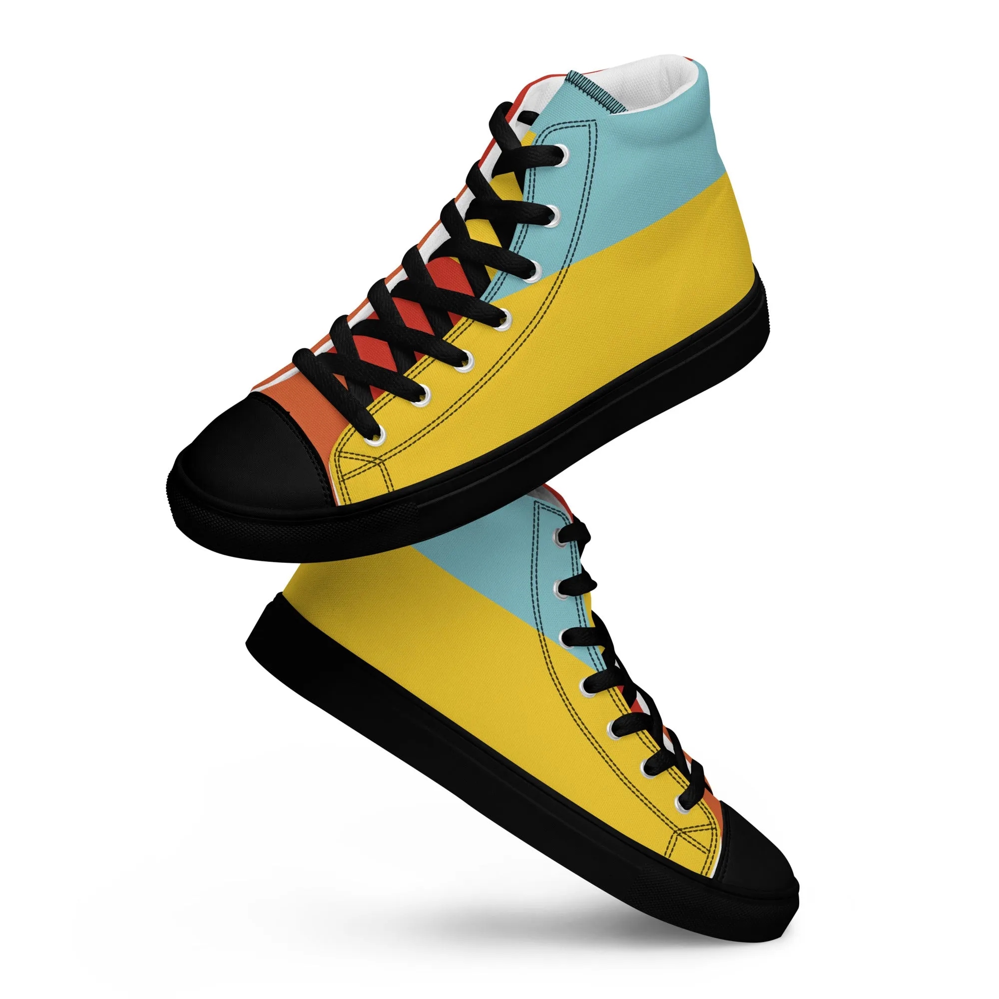 COLORFUL Women’s High Top Canvas Shoes