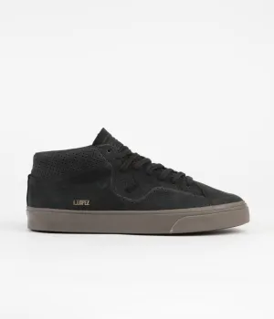 Converse Louie Lopez Pro Mid Shoes - Black / Black / Dark Mushroom
