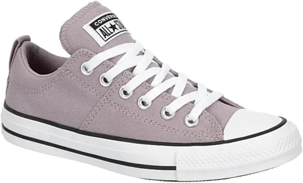 Converse Unisex Chuck Taylor All Star Madison Ox Low Canvas Sneaker - Lace up Closure Style - Stardust Lilac/White/Black 9