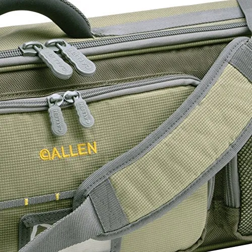 Cottonwood Fly Fishing Rod & Gear Bag Case, Fits 4-Piece, 9.5-Foot Fishing Rods, Heavy-Duty Honeycomb Frame, 1674 CU in / 27 L, Gray/Lime 6379