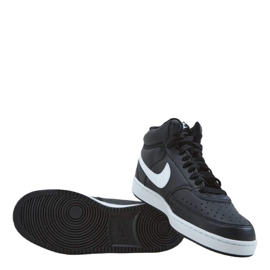 Court Vision Mid Next Nature Men's Shoes BLACK/WHITE-BLACK