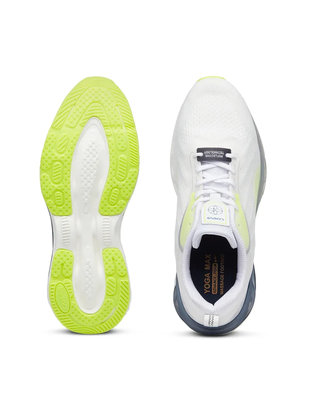CRASH White Men's Running Shoes